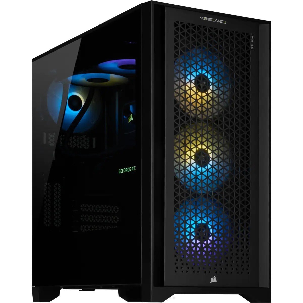 Corsair VENGEANCE i7400 Gaming Desktop Computer - Intel Core i7 13th Gen i7-13700K - 32 GB RAM DDR5 SDRAM - 2 TB M.2 PCI Express NVMe SSD - Mid-tower