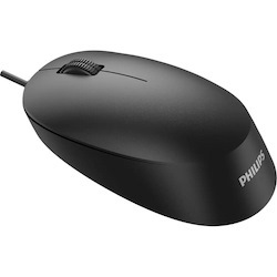 Philips Mouse - USB 2.0 Type A - Optical - 3 Button(s) - Black