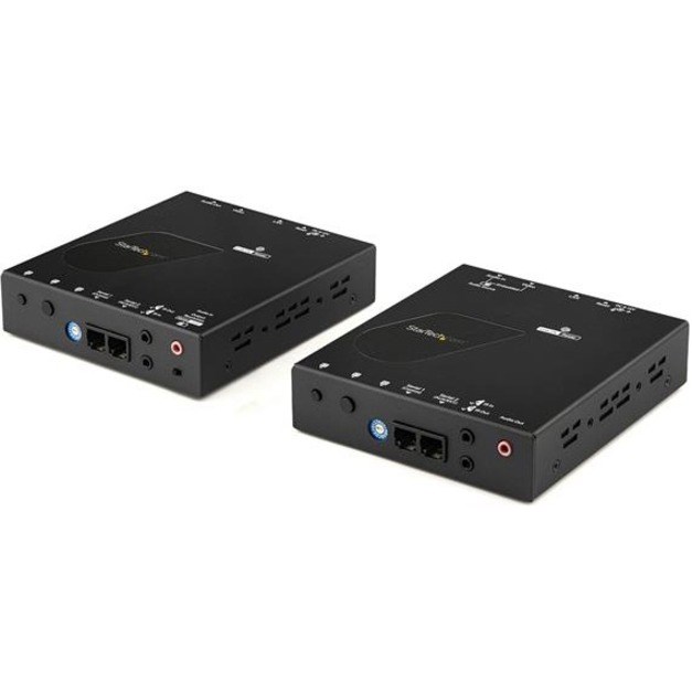 StarTech.com HDMI over IP Extender Kit with Video Wall Support - 1080p - HDMI over Cat5 / Cat6 Transmitter and Receiver Kit (ST12MHDLAN2K)