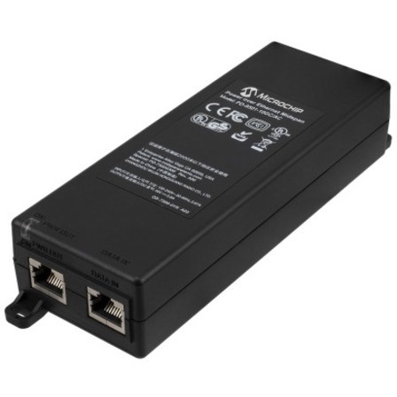 Microchip 1 port, 60W, IEEE 802.3bt indoor PoE midspan