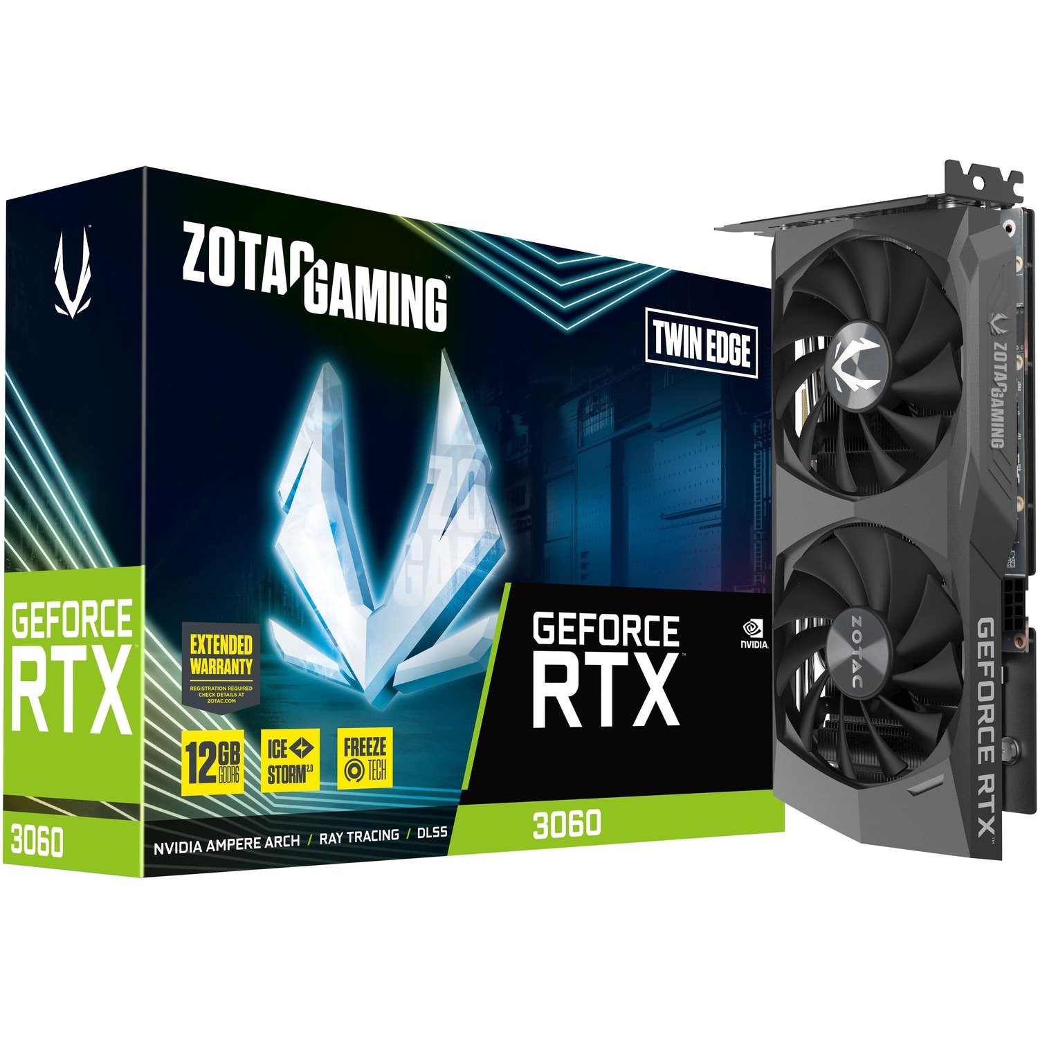 Zotac NVIDIA GeForce RTX 3060 Graphic Card - 12 GB GDDR6