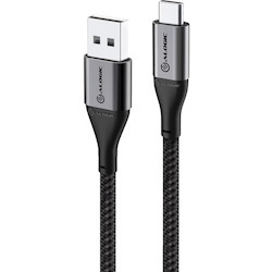 Alogic SUPER Ultra 1.50 m USB/USB-C Data Transfer Cable for Cellular Phone, Tablet, Notebook, Peripheral Device, Wall Charger, Computer - 1