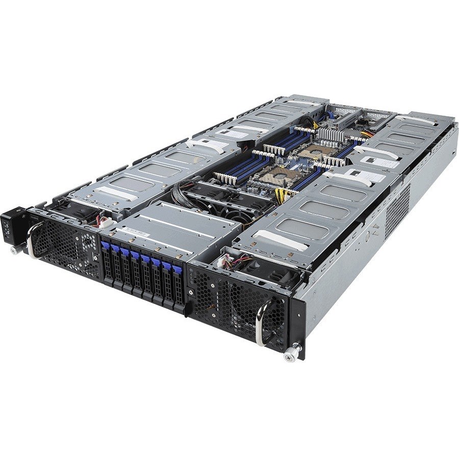 Gigabyte G291-280 Barebone System - 2U Rack-mountable - Socket P LGA-3647 - 2 x Processor Support