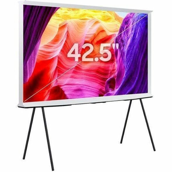 Samsung The Serif LS01D QN43LS01DAF 42.5" Smart LED-LCD TV - 4K UHDTV - High Dynamic Range (HDR) - Cloud White