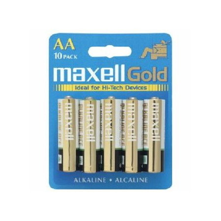Maxell LR6 10BP AA-Size Battery Pack