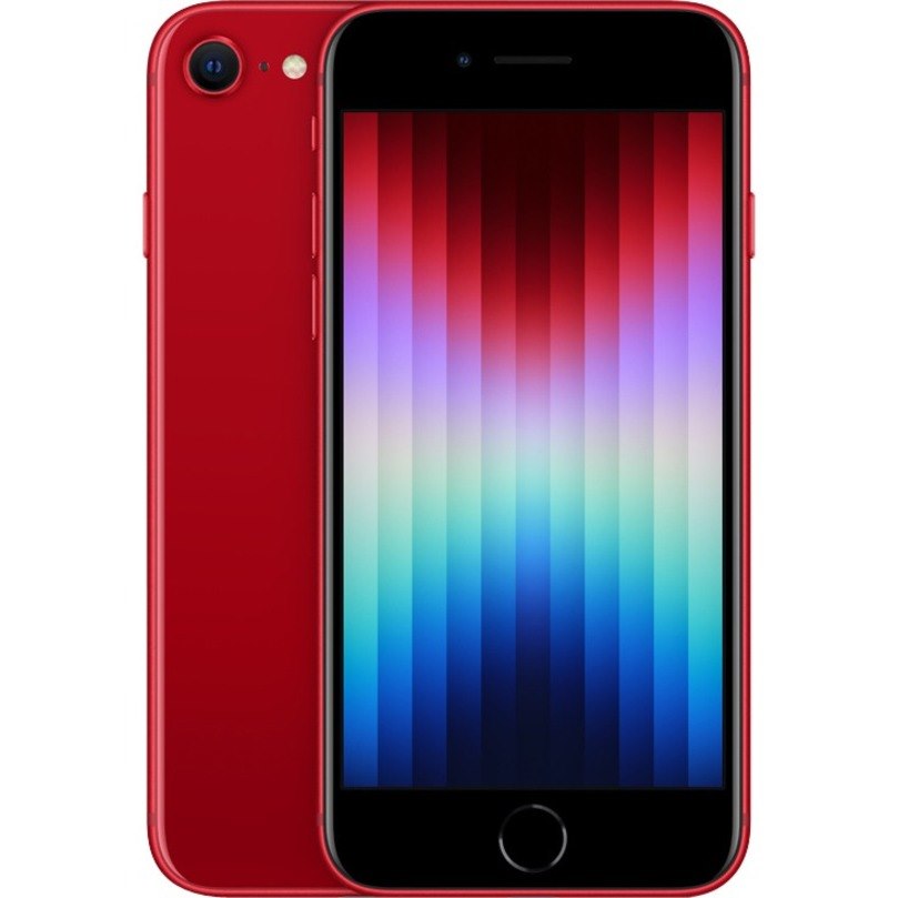 Apple iPhone SE 64 GB Smartphone - 4.7" LCD HD 1334 x 750 - Hexa-core (AvalancheDual-core (2 Core)Blizzard Quad-core (4 Core) - 4 GB RAM - iOS 15 - 5G - Red
