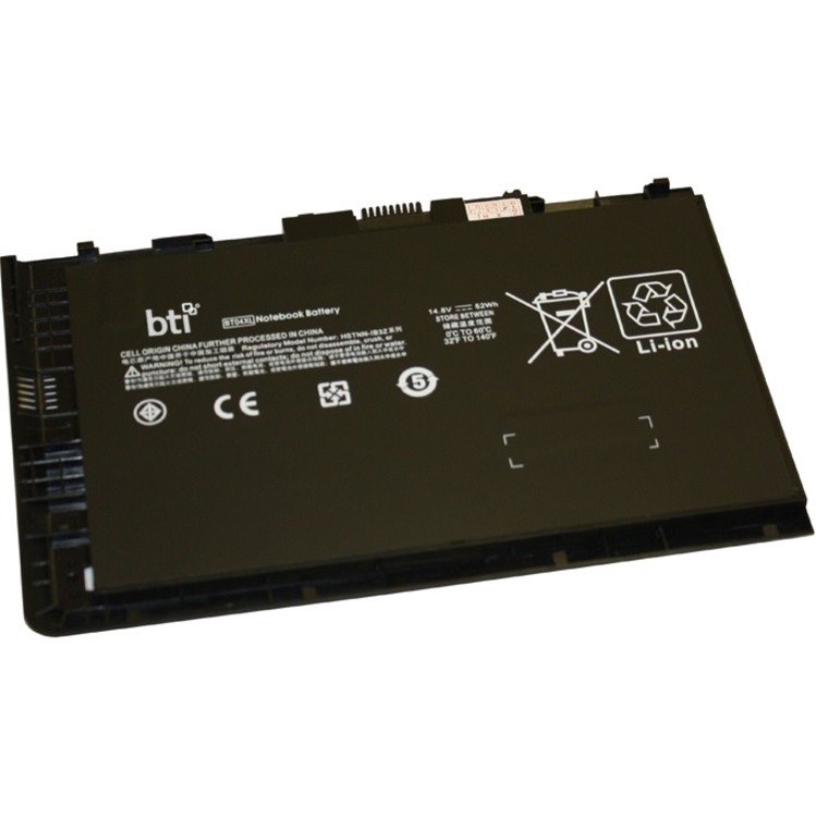 BTI BT04-BTI 14.8V 52WHR LI-ION BATTERY 687945-001, H4Q47AA, BT04, H4Q47UT, BT04052XL-PL, BT04XL ELITEBOOK FOLIO 9400M, ELITEBOOK FOLIO 9470M, ELITEBOOK FOLIO 9480, ELITEBOOK FOLIO 9480M, FOLIO 9470M, FOLIO 9480M