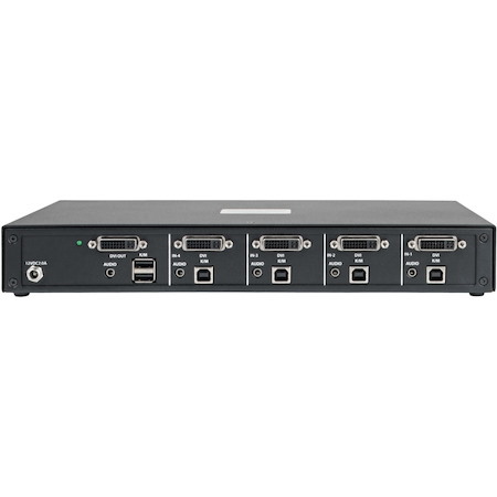 Tripp Lite by Eaton Secure KVM Switch 4-Port DVI to DVI NIAP PP3.0 Certified Audio Single Monitor TAA