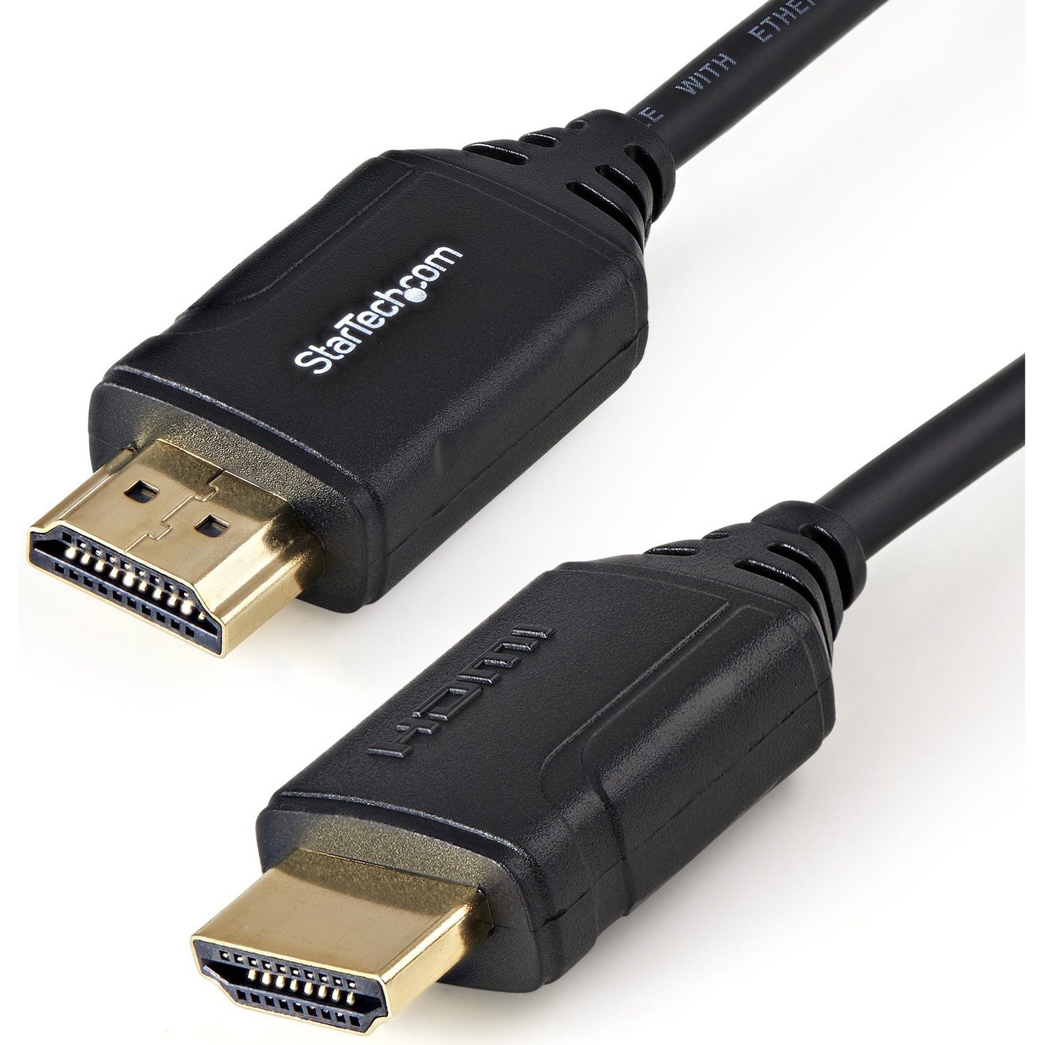 StarTech.com 1.6ft/50cm Premium Certified HDMI 2.0 Cable with Ethernet, High Speed Ultra HD 4K 60Hz HDMI Cable HDR10 UHD HDMI Monitor Cord