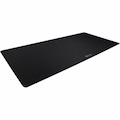 V7 MP04BLK XL Antimicrobial Desk Mat Mouse Pad - Black - 35.43" x 16.54" x 0.12" Dimension - Neoprene - Rubber - Extra Large - Mouse - Keyboard - Anti-Skid - Smooth Surface - Easy to Clean - Desktop