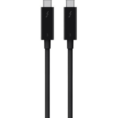 Belkin Thunderbolt 3 Cable (USB-C to USB-C) (100W) (6.5ft/2m) F2CD085bt2M-BLK