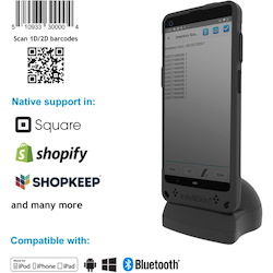 Socket Mobile DuraSled DS840, Universal Barcode Scanning Sled, for XCover Pro & Charging Dock