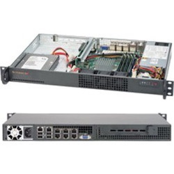 Supermicro SuperServer 5018A-TN7B 1U Rack Server - 1 x Intel Atom C2758 2.40 GHz - Serial ATA/600 Controller
