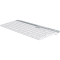 Logitech K580 Keyboard - Wireless Connectivity - USB Interface - Off White