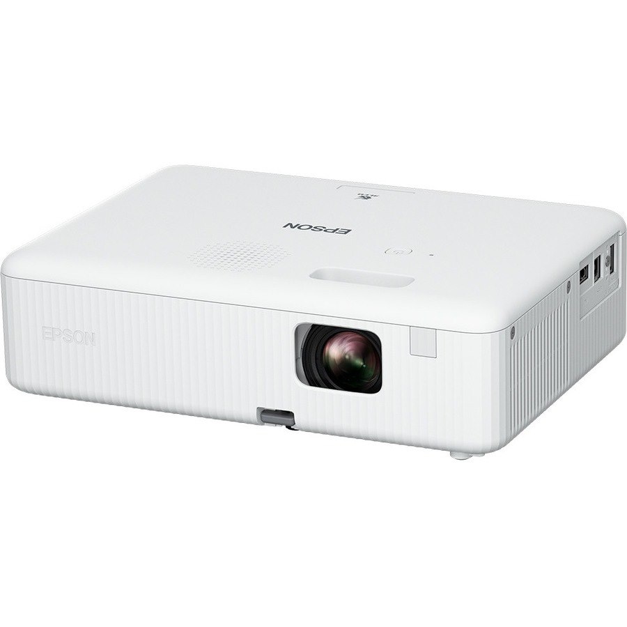 Epson CO-FH01 3LCD Projector - 16:9 - Ceiling Mountable, Desktop - White, Black