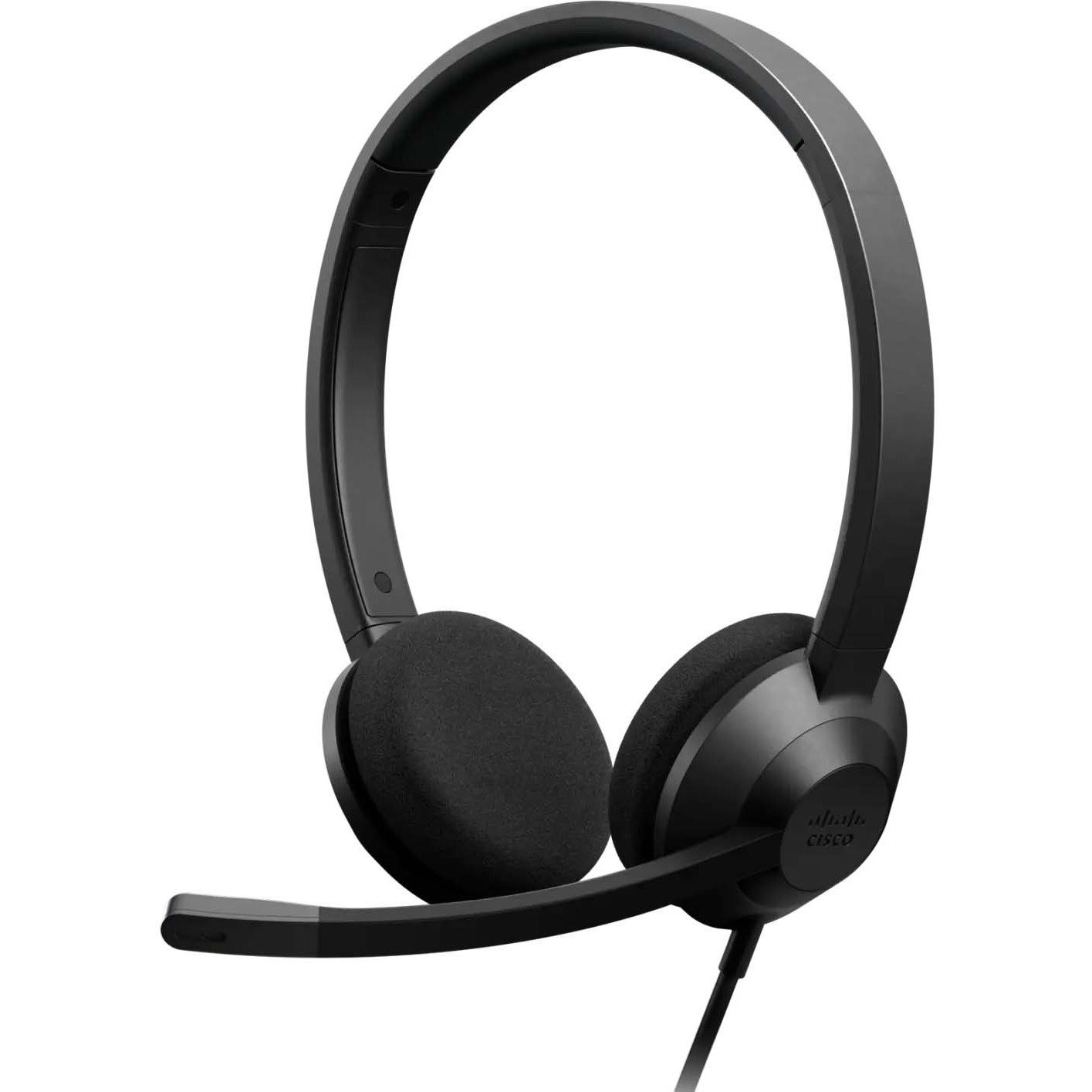 Cisco 321 Wired On-ear Stereo Headset - Carbon Black