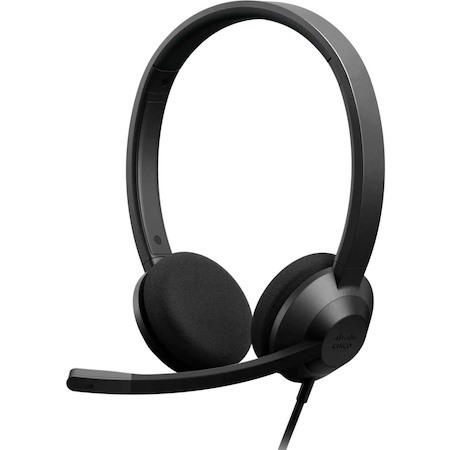 Cisco 322 Wired On-ear Stereo Headset - Carbon Black