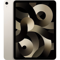Apple iPad Air (5th Generation) A2588 Tablet - 10.9" - Apple M1 Octa-core - 8 GB - 256 GB Storage - iPadOS 15 - Starlight