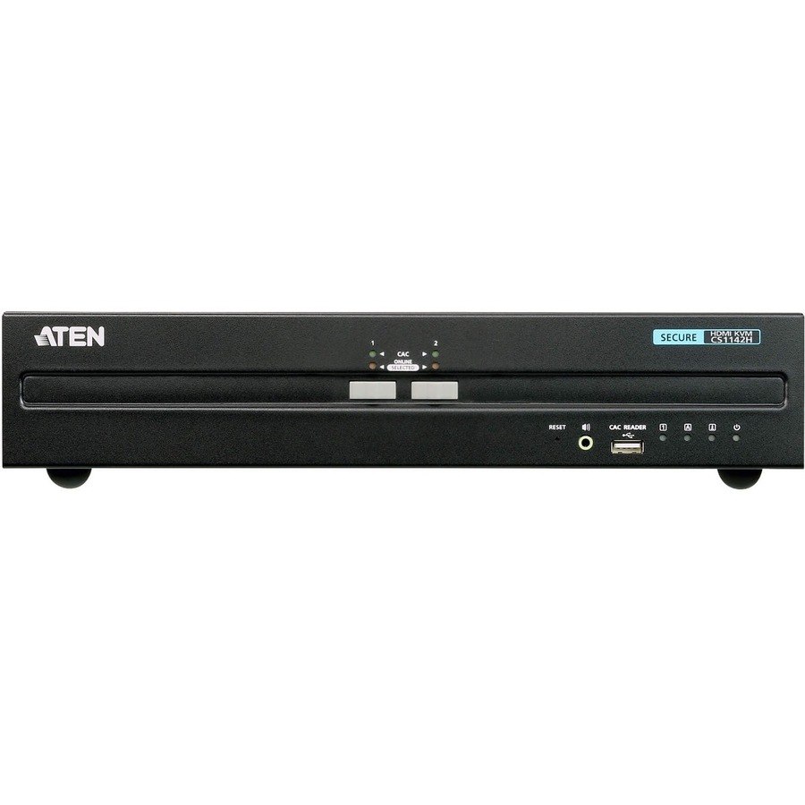 ATEN 2-Port USB HDMI Dual Display Secure KVM Switch (PSS PP v3.0 Compliant)-TAA Compliant