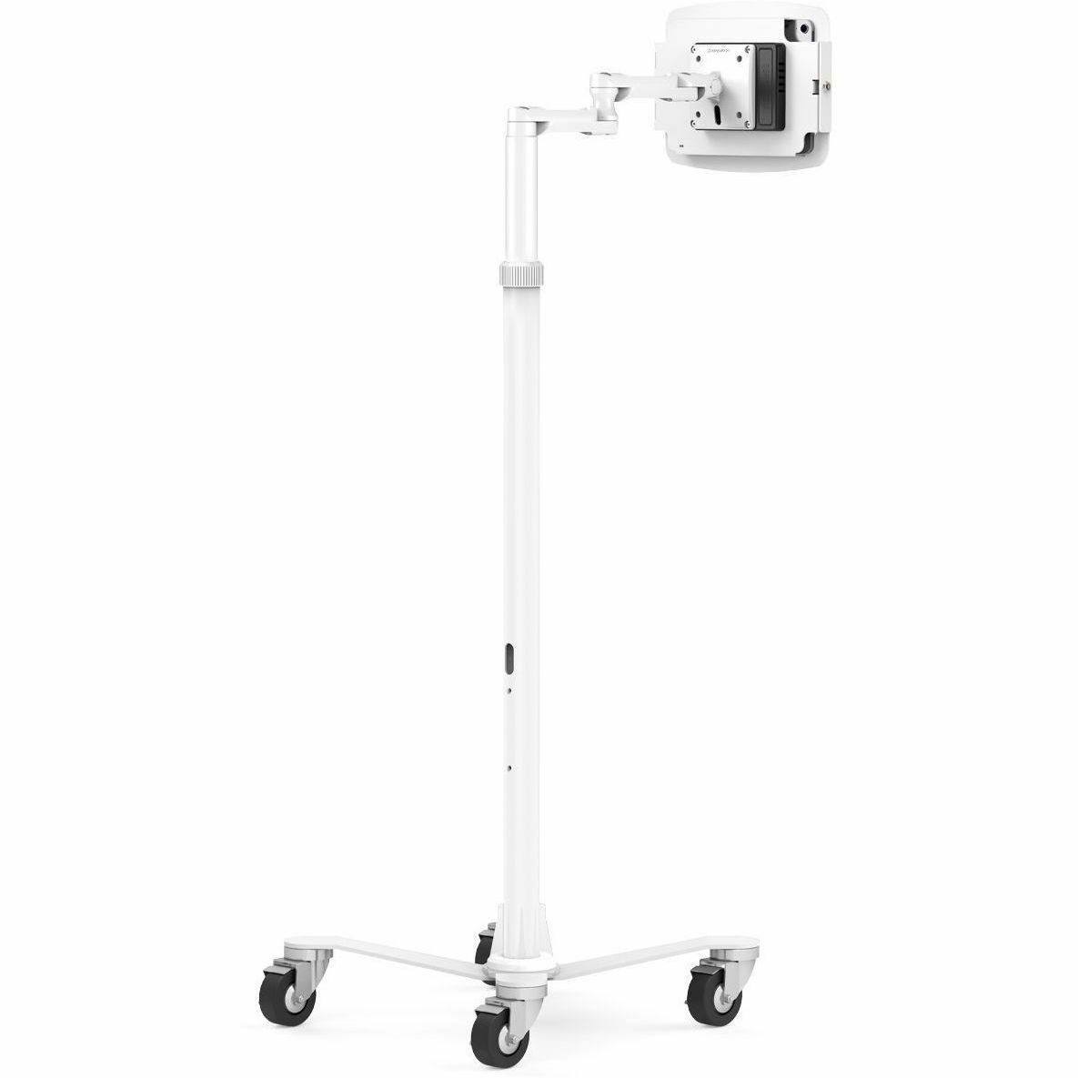 Compulocks Galaxy Tab A8 10.5" Space Medical Rolling Cart Extended Plus Hub