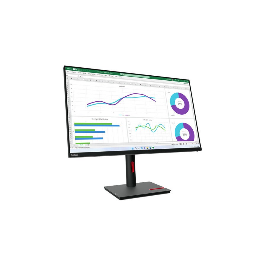 Lenovo ThinkVision T32h-30 32" Class WQHD LCD Monitor - 16:9