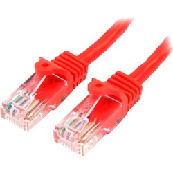 StarTech.com 10m Red Cat5e Patch Cable with Snagless RJ45 Connectors - Long Ethernet Cable - 10 m Cat 5e UTP Cable