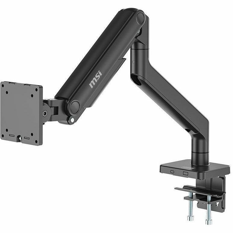 MSI Mounting Arm for Monitor, Flat Panel Display, Curved Screen Display - Matt Black