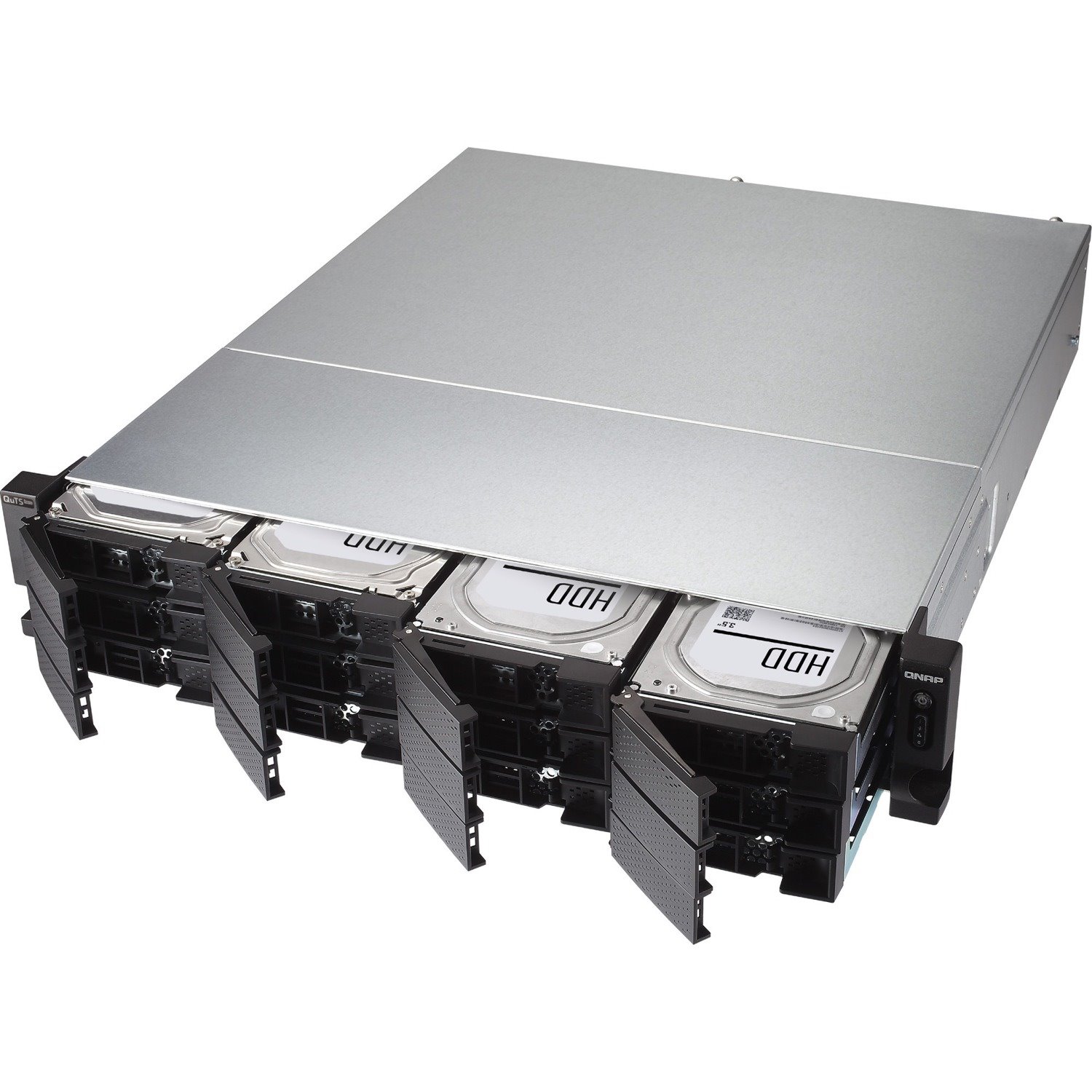 QNAP TS-H1886XU-RP-R2-D1622-32G 18 x Total Bays SAN/NAS Storage System - 5 GB Flash Memory Capacity - Intel Xeon D-1622 Quad-core (4 Core) 2.60 GHz - 32 GB RAM - DDR4 SDRAM - 2U Rack-mountable