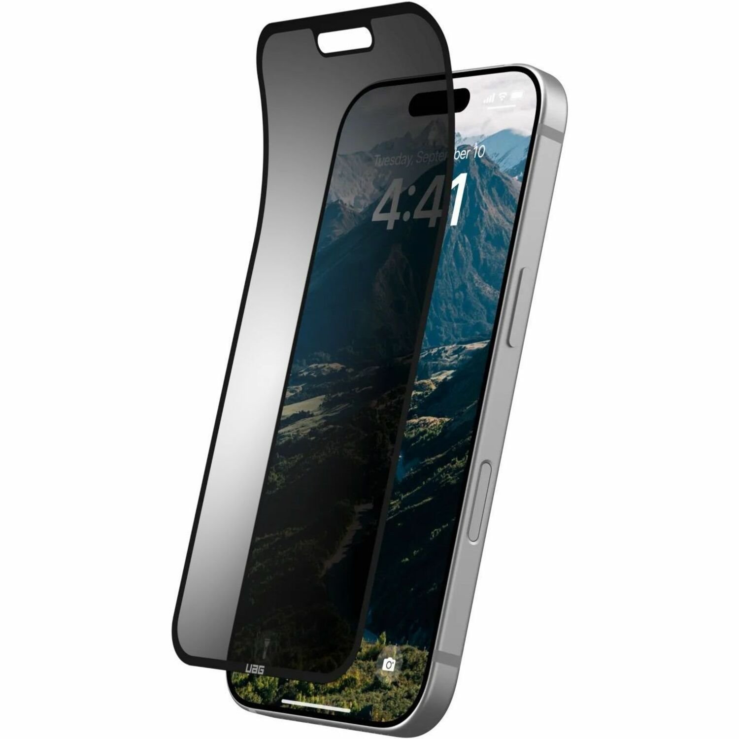 Urban Armor Gear Removable Privacy Screen For iPhone 16 Pro Tinted