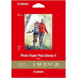 Canon Photo Paper Plus Glossy II - PP-301 - 5x7 (20 Sheets)