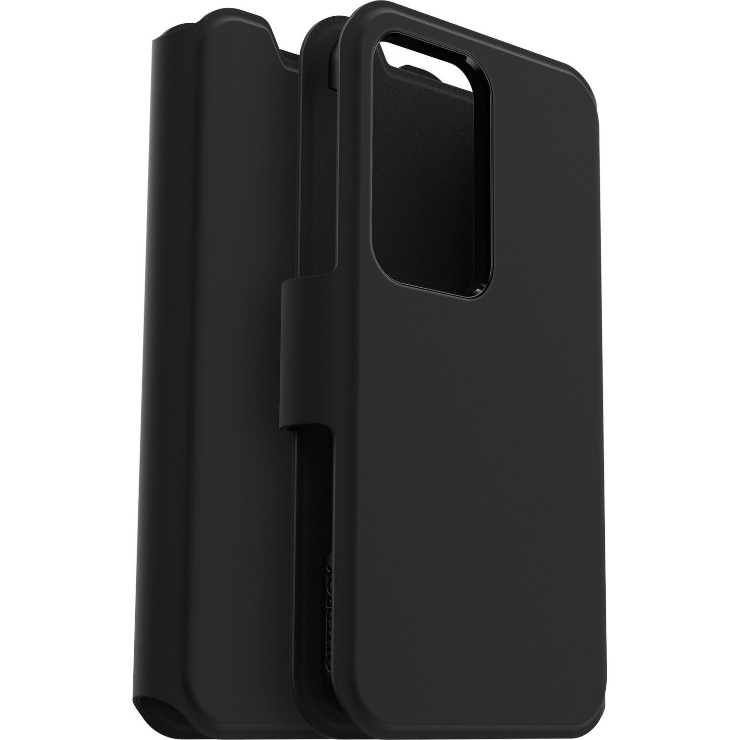 OtterBox Strada Via Carrying Case (Folio) Samsung Galaxy S23 Smartphone - Night Black