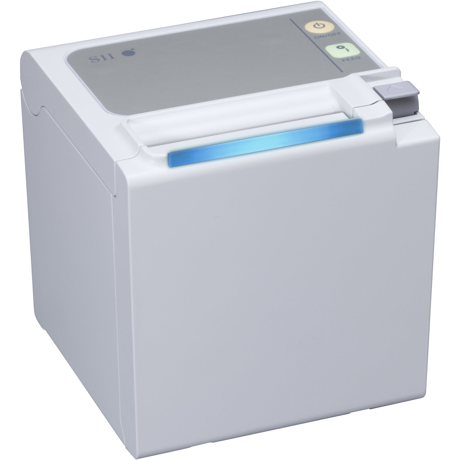 Seiko Qaliber RP-E10 Desktop Direct Thermal Printer - Monochrome - Receipt Print - USB - Ice White