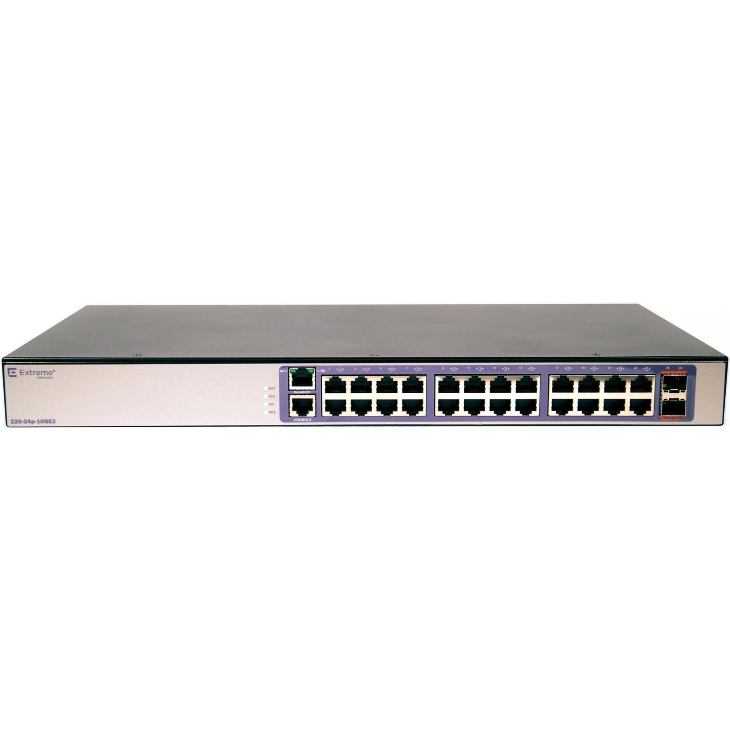 Extreme Networks 220 220-24p-10GE2 24 Ports Manageable Layer 3 Switch
