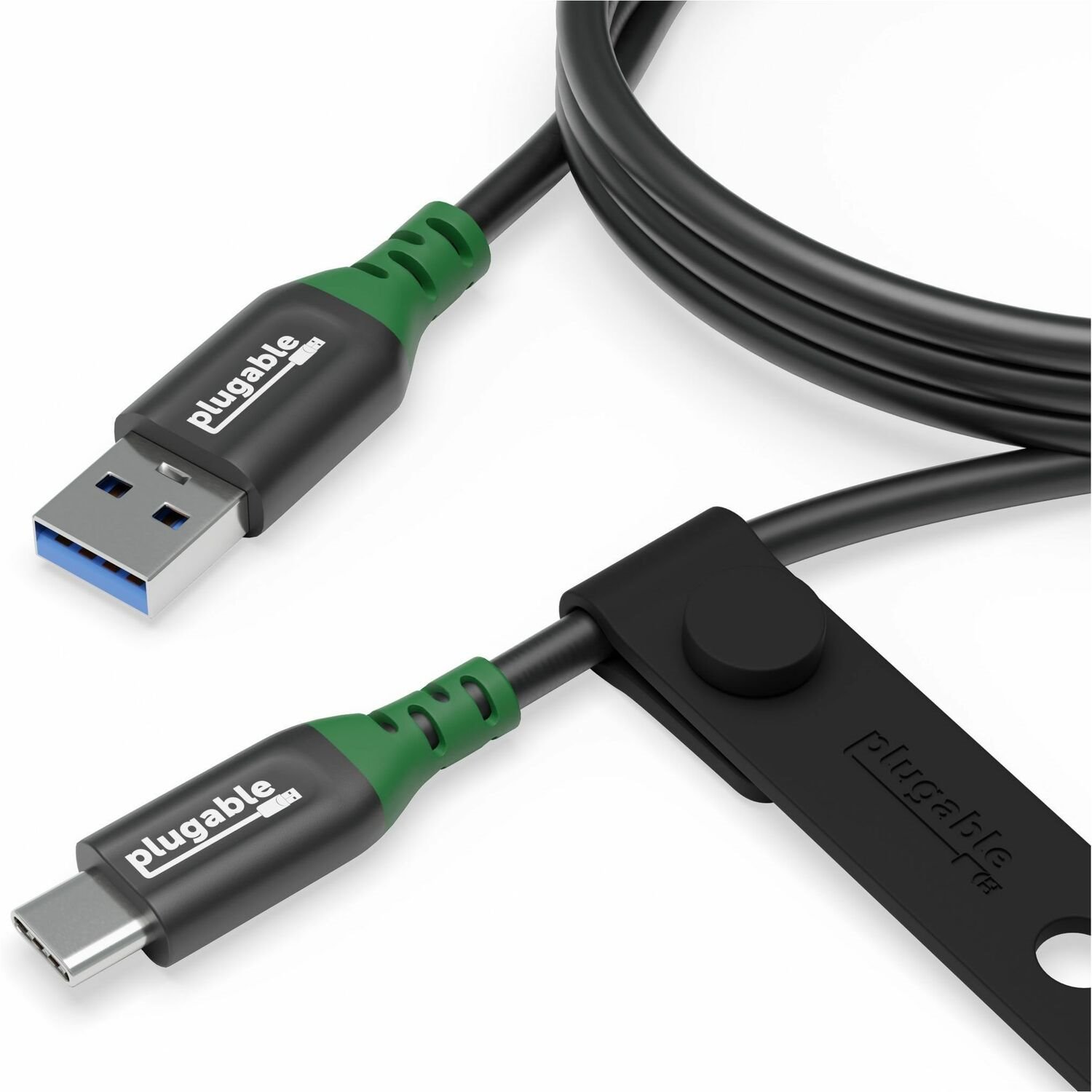 Plugable USB C to USB A Cable, USB 3.2 Gen 2 USB Cables, 3A (15W) Charging USB C Data Cable