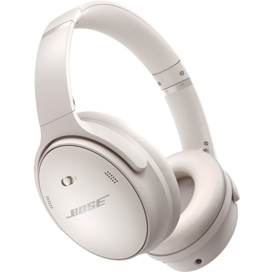Bose QuietComfort 45 Wired/Wireless Over-the-ear Stereo Headset - Smoke White