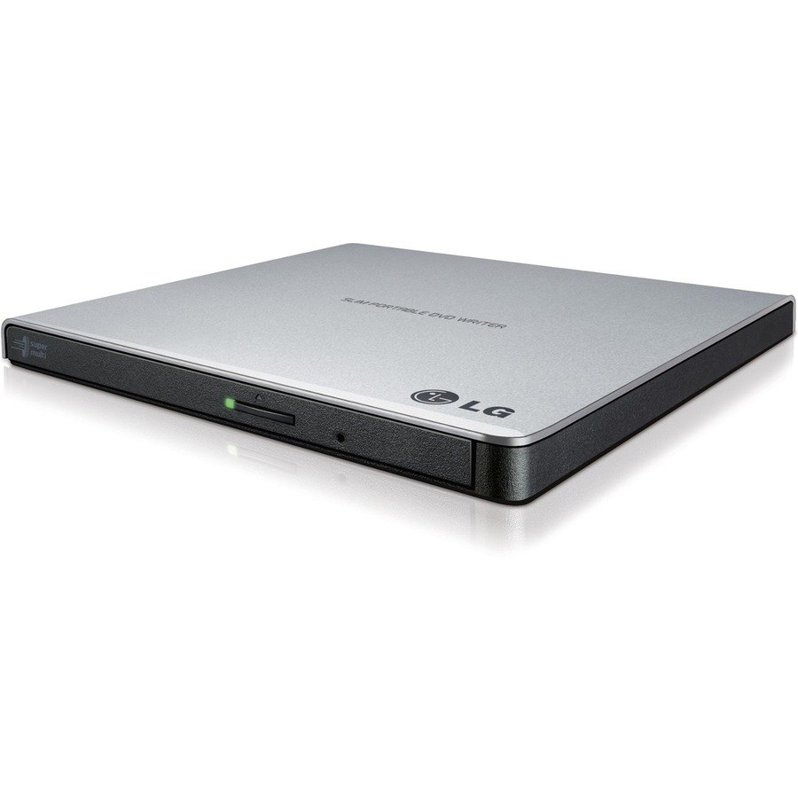 LG GP57ES40 Portable DVD-Writer - External - Retail Pack - Silver