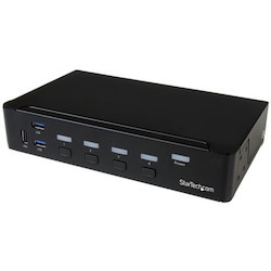 StarTech.com 4-Port HDMI KVM Switch - Built-in USB 3.0 Hub for Peripheral Devices - 1080p