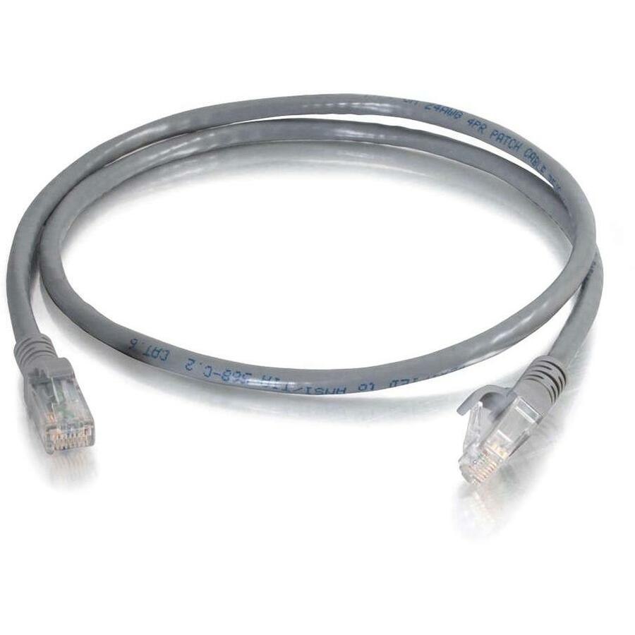 C2G 10 ft Cat6 Snagless Unshielded (UTP) Network Patch Cable (TAA) - Gray