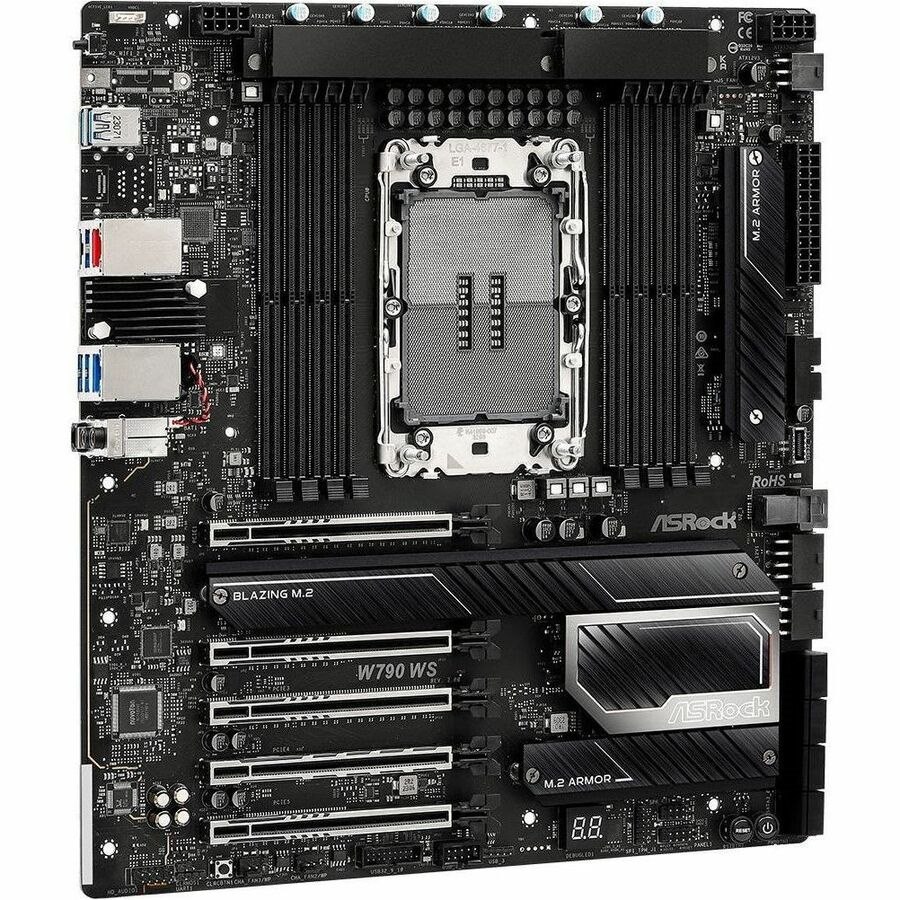 ASRock W790 WS R2.0 Gaming Desktop Motherboard - Intel W790 Chipset - Socket LGA-4677 - Extended ATX