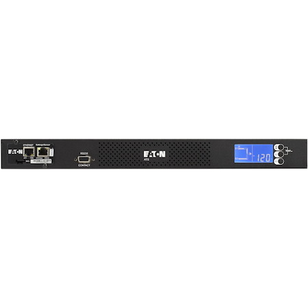 Eaton ATS rack PDU, 1U, (2) 5-15P input, 1.44 kW max, 120V, 12A, 10 ft cord, Single-phase, Outlets: (10) 5-15R