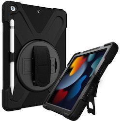 Codi Rugged Carrying Case for 10.2" Apple iPad (7th Generation), iPad (8th Generation), iPad (9th Generation) Tablet - Black