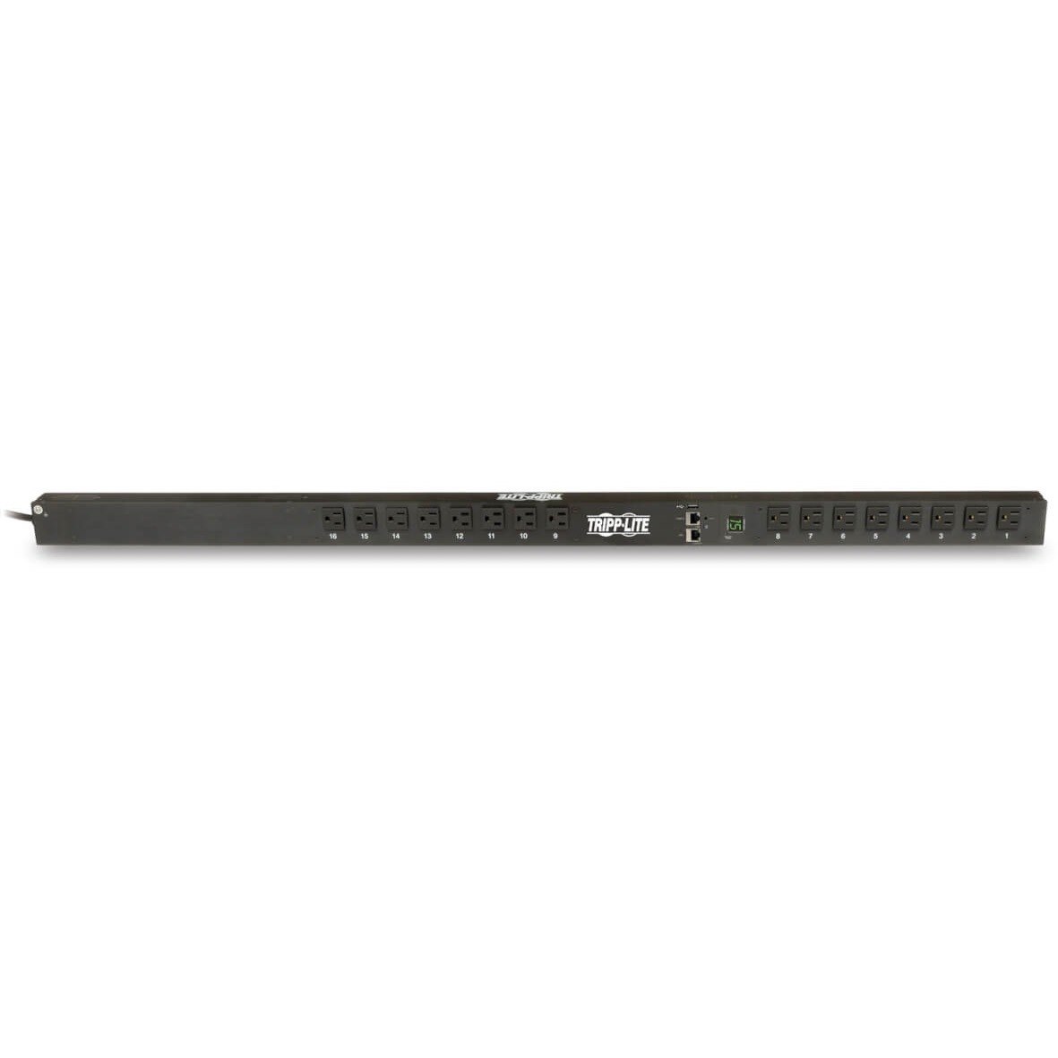 Eaton 1.4kW Single-Phase Monitored PDU with LX Platform Interface, 120V Outlets (16 5-15R), 10 ft. (3.05 m) Cord with 5-15P Plug, 0U, TAA