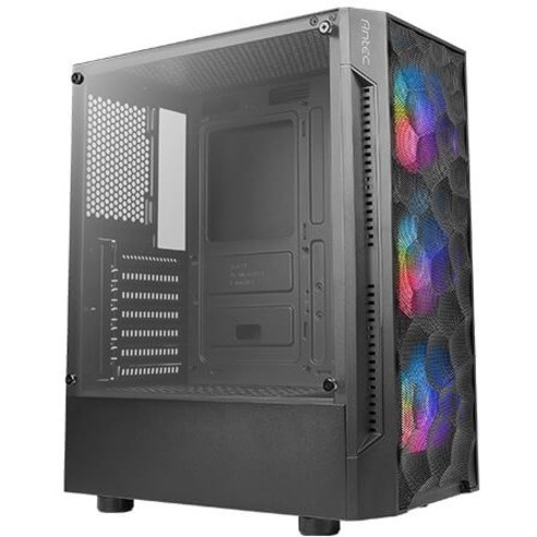 Antec NX260 Gaming Computer Case - ATX Motherboard Supported - Mid-tower - SPCC, Plastic, Tempered Glass