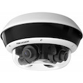 Hikvision PanoVu DS-2CD6D24FWD-IZHS 8 Megapixel Outdoor Full HD Network Camera - Monochrome, Color - Dome