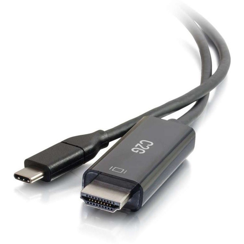 C2G 15ft USB C to HDMI Cable - USB C to HDMI Adapter Cable - 4K 30Hz - M/M