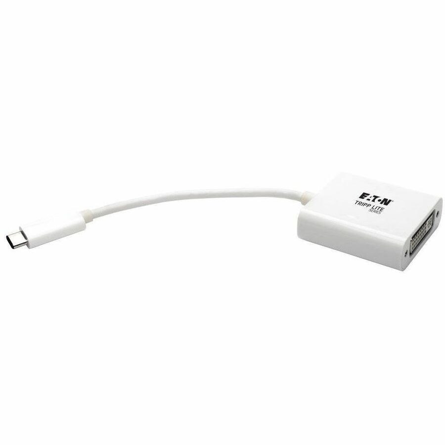 Eaton Tripp Lite Series USB-C to DVI Adapter with Alternate Mode - DP 1.2, White