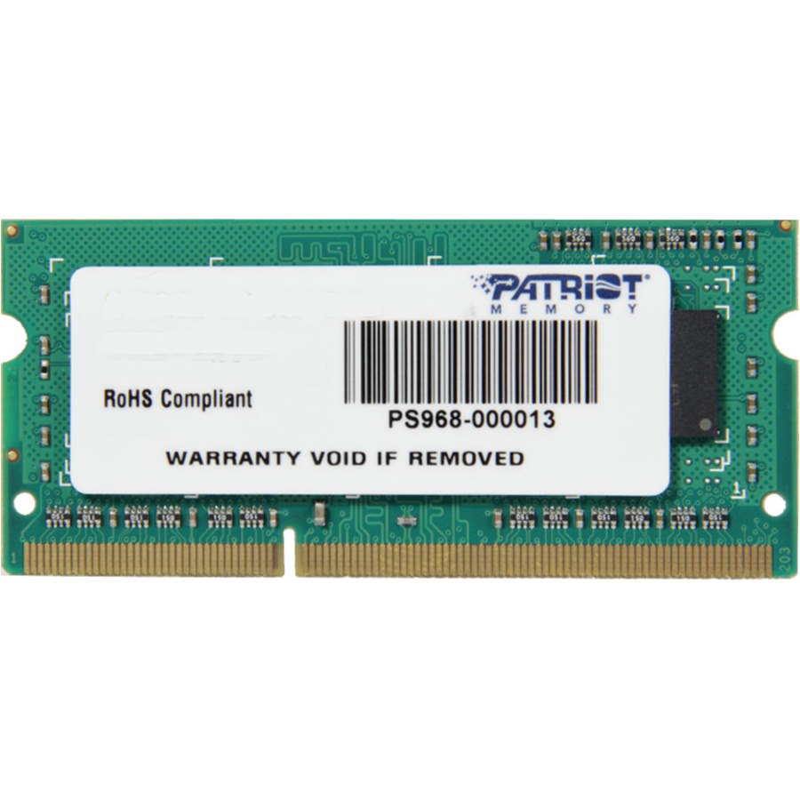 Patriot Memory DDR3 4GB PC3-10600 (1333MHz) SODIMM