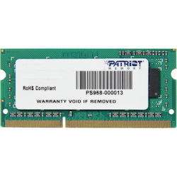 Patriot Memory DDR3 4GB PC3-10600 (1333MHz) SODIMM