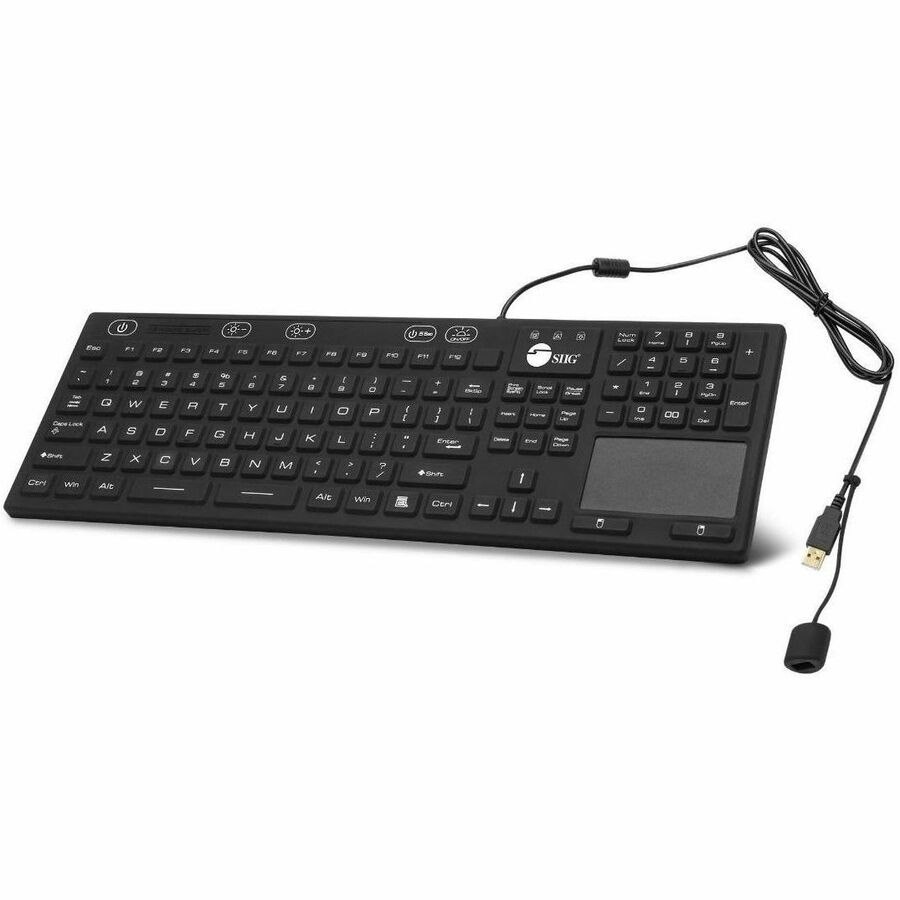 SIIG Industrial/Medical Washable & Dustproof Keyboard w/ Touchpad