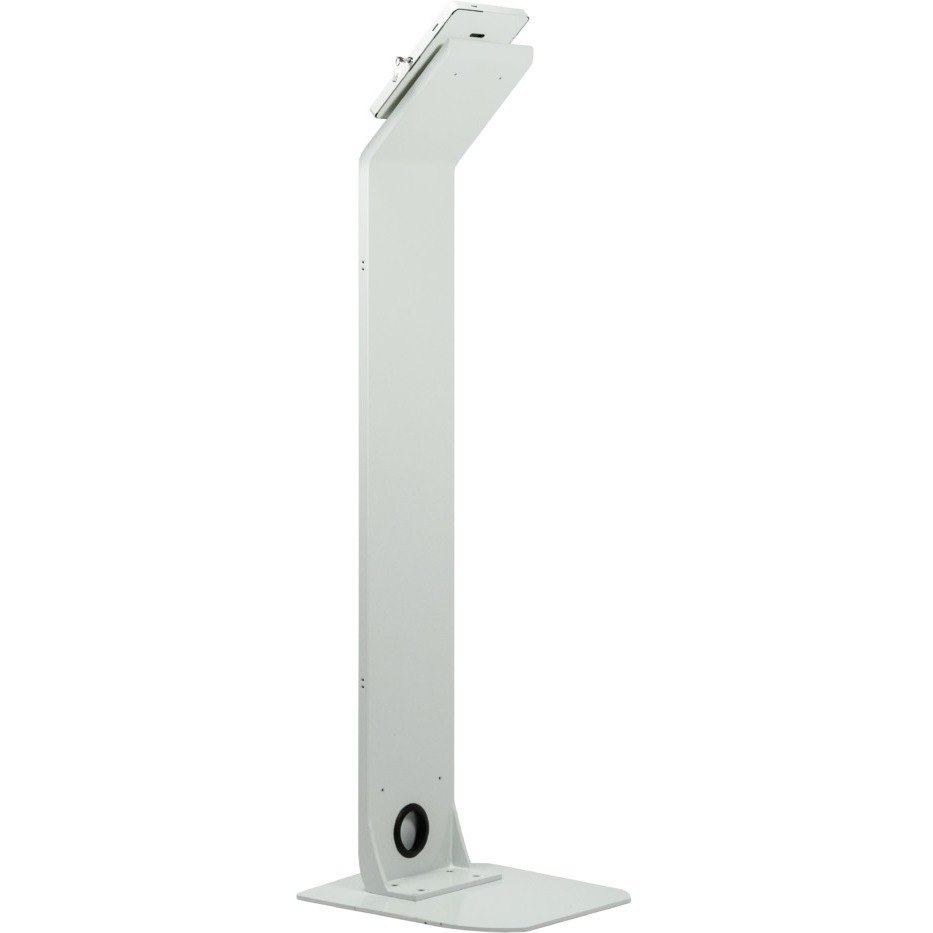 CTA Digital Premium Small Locking Floor Stand Kiosk (White)